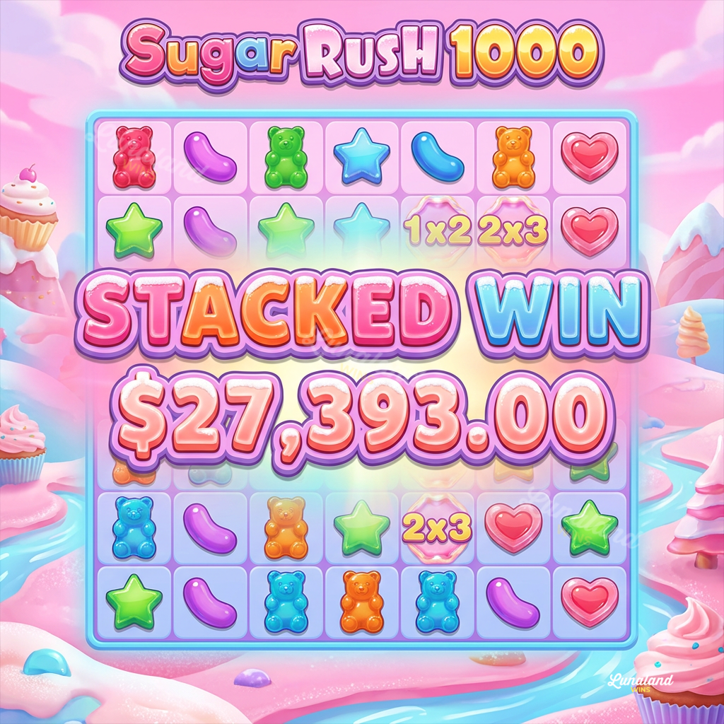 Could A $400 Bonus Buy On Sugar Rush 1000 Win $27,393?