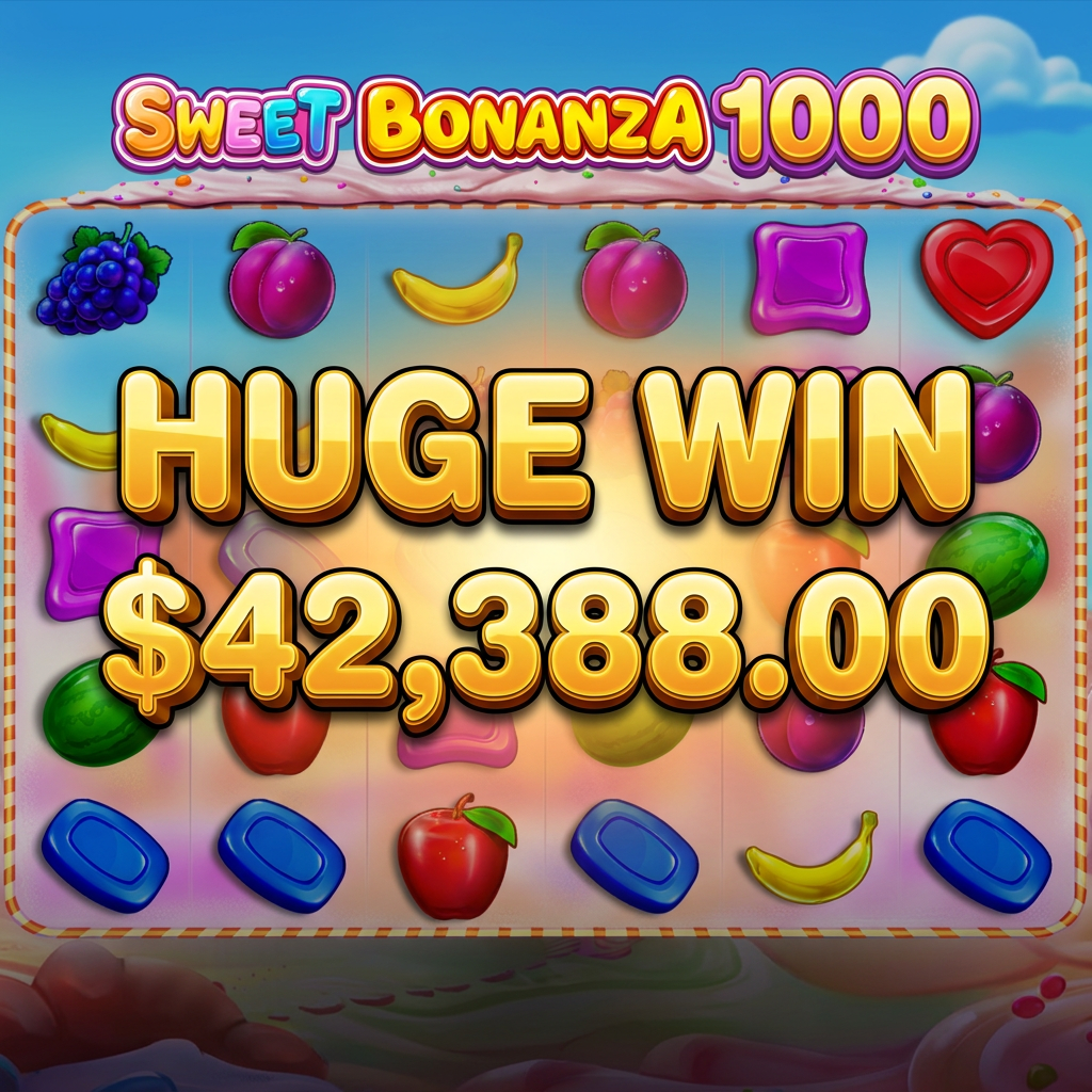 Sweet Bonanza 1000 Nets $42,388 Win from 132x Multiplier